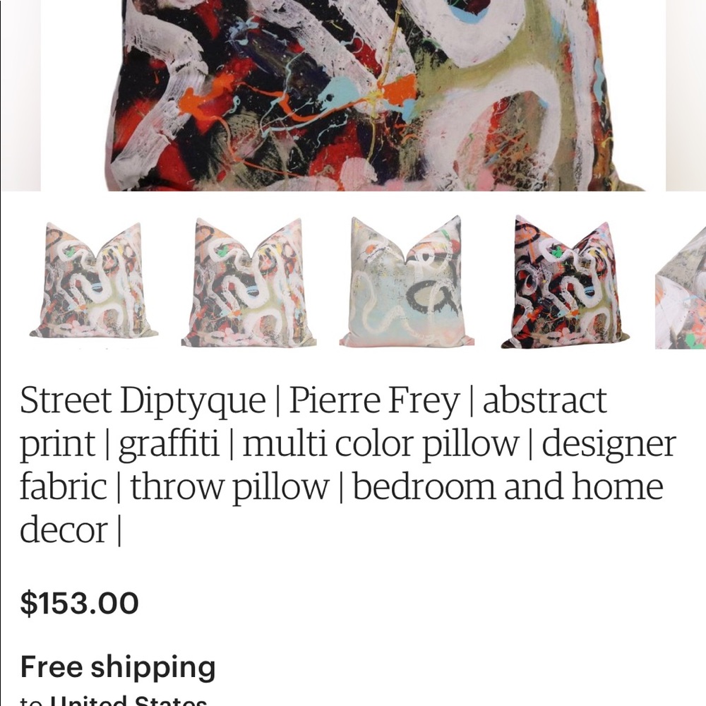 Throw pillow cover